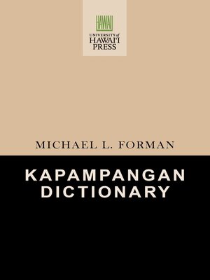 cover image of Kapampangan Dictionary